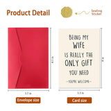 Funny Birthday Card Gift For Wife, Unique Wife Birthday Cards Gifts From Husband, Sweet Valentine'S Day Gifts For Her, Unique Anniversary Card For Wife, Love Card For Women