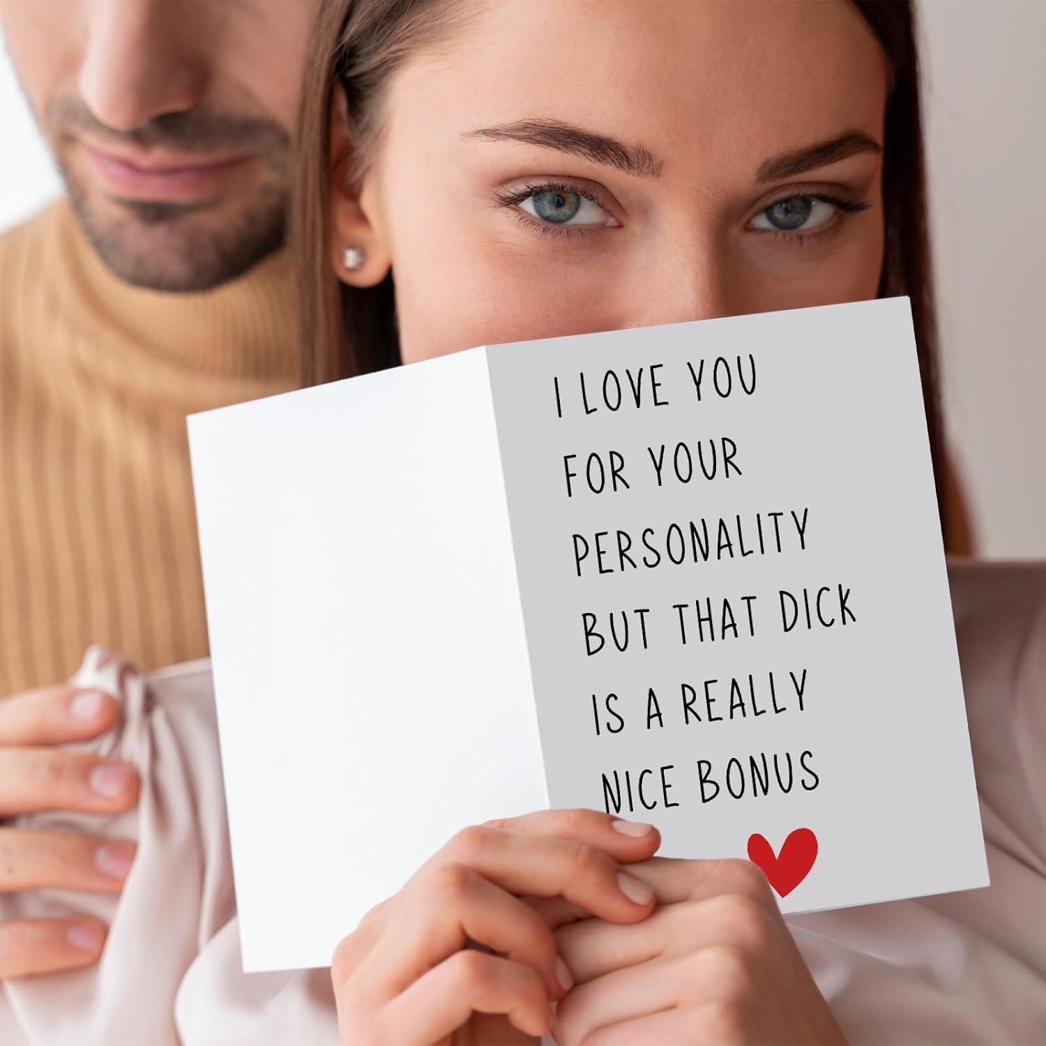 Naughty Valentine'S Day Card For Husband Hubby Boyfriend Fiance Men, Hilarious Anniversary Card Gift From Wife Girlfriend, Funny Birthday Day Cards For Men, Special Anniversary Cards For Him