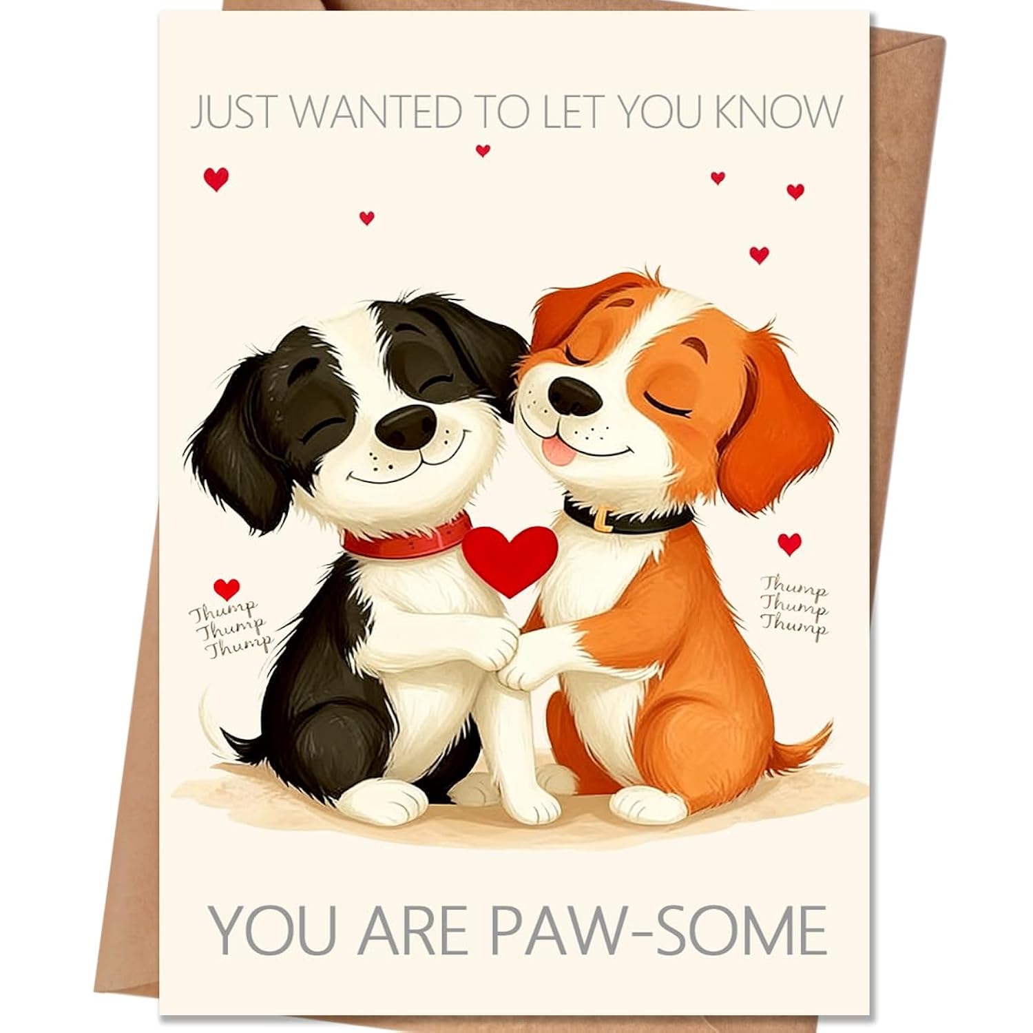 Dog Valentines Day Cards?Cute Valentines Day Gifts For Her Him, Dog Valentines Day Card Gifts For Wife Husband Boyfriend Girlfriend