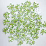 50Pcs Wooden Buttons Frog Buttons Decorative Buttons Embellishments 2