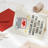 Romantic Valentines Card For Boyfriend,Funny Birthday Cards For Men Husband, Boyfriend Birthday Card, Funny Anniversary Card