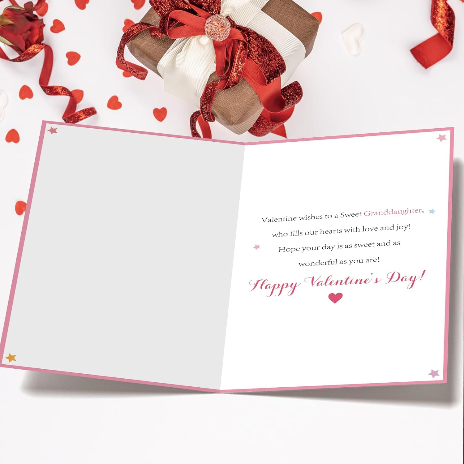 Cute Cake Valentine’S Day Card Gifts For Granddaughter?Sweet Valentines Day Gifts For Her Girl Kids From Grandma Grandpa Grandparents