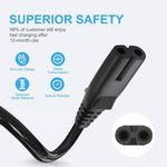 2 Prong Ac Power Cord Fit For Onn. 100008736, Jbl Partybox 100 200 300 1000 310 710 1000 On-The-Go Bluetooth Speaker, Ion Game Day Wireless Speaker Charger Supply Replacement Charging Cable Cord