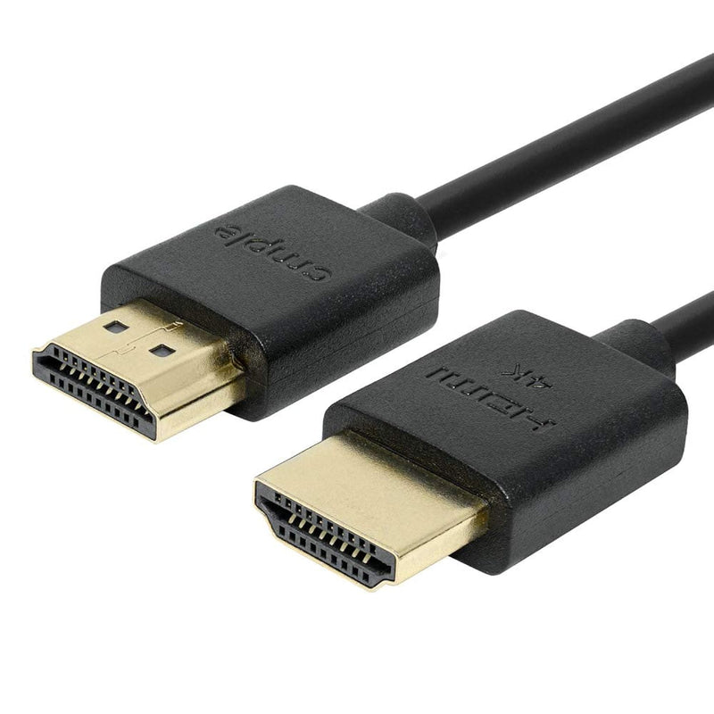 Cmple - Ultra Slim High Speed HDMI Cable HDMI 2.0 HDTV Cable - Supports Ethern