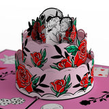 Fatally Yours Pop Up Card – 5 X 7” Spooky Valentine’S Card – 3D Pop-Up Greeting Card For Wife Or Girlfriend, Long Distance Gift