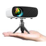 2024 Mini Projector, 1080P 8000L, Tripod, iOS/Android/TV Stick/HDMI