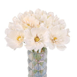 Insunx 5 Bouquet Cosmos Artificial Flowers Champagne Fake Daisy Flowers 15Pcs Faux Wildflowers Silk Flowers For Wedding Garden Home Party Table Centerpieces Cake Decor (Champagne)