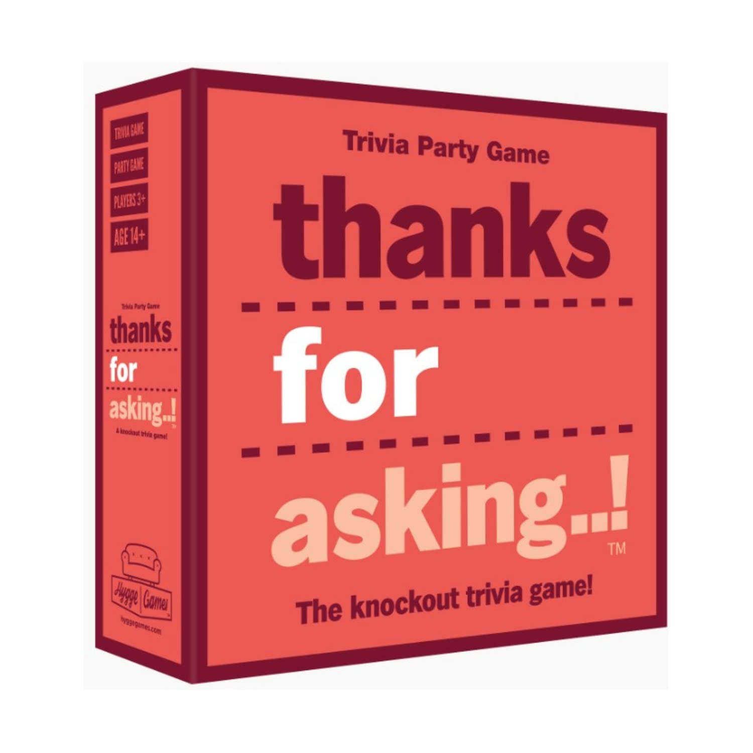 Thanks For Asking..! Triva Game , Red