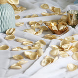 Champagne Rose Petals,Flower Petals,Silk Rose Petals Scatter Petals For Wedding Aisle Scatter,Dinner Table Centerpieces Party Decoration,Romantic Night,Valentine'S Day Home Decor,200Pcs