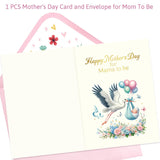 Happy Mothers Day Card For Mother To Be Mom To Be Pregnant Expecting New First Mom Mother'S Day Gift Gifts With Envelope 5X7 Inch Message Inside 1 Pcs