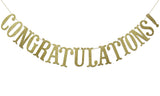 Congratulations Banner, Graduation Party Decor