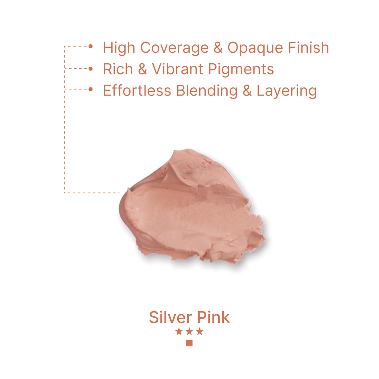 Gouache Silver Pink Refills (50Ml/1.7Oz)|Intense Pigments, Easy Color Refill (2 Pcs.)