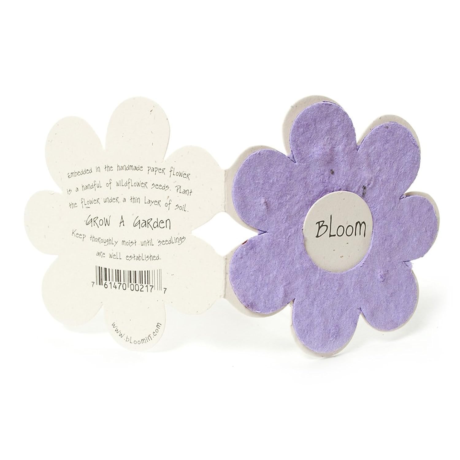 Bloomin Mini Lavender Flower-Shaped Seed Paper Enclosure Cards 9 Card Set - Perfect For Valentine'S Day, Mother'S Day And Wedding Anniversaries! Size: 2.25 X 2.25 By Bloomin