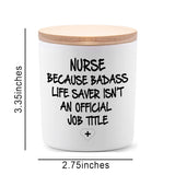 Nurse Gifts For Women Funny Unique School Nurse Practitioner Gifts For Christmas Birthday Nurse Week Appreciation Novelty Lavender Scented Soy Candles