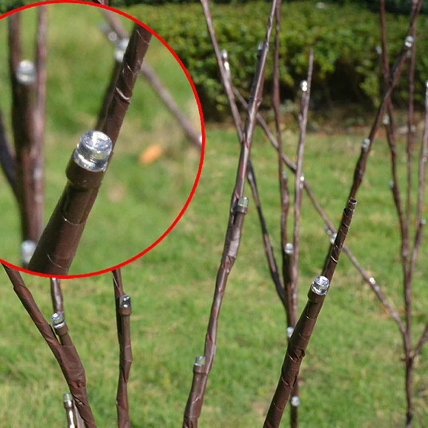 60 Leds Solar Powered Artificial Branch Lights Twig Lights Lighted Willow Branch For Christmas Thanksgiving Home Party D