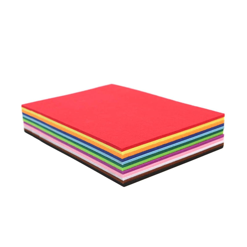 Craft Stiff Felt Sheets - 8.5 X 11 Inch - 36 Pack - 12 Colors, 3 Of Each Color