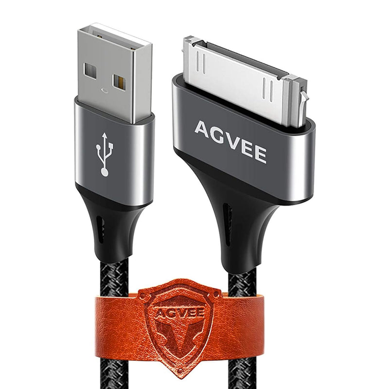 2 Pack 6Ft For Old Iphone 4S Charging Cable, Mfi Certified 30 Pin Braided Heav