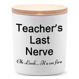 Teacher Gifts For Women Funny Unique Novelty Music Preschool Dance Teacher Appreciation Gift For Christmas Lavender Scented Soy Candles
