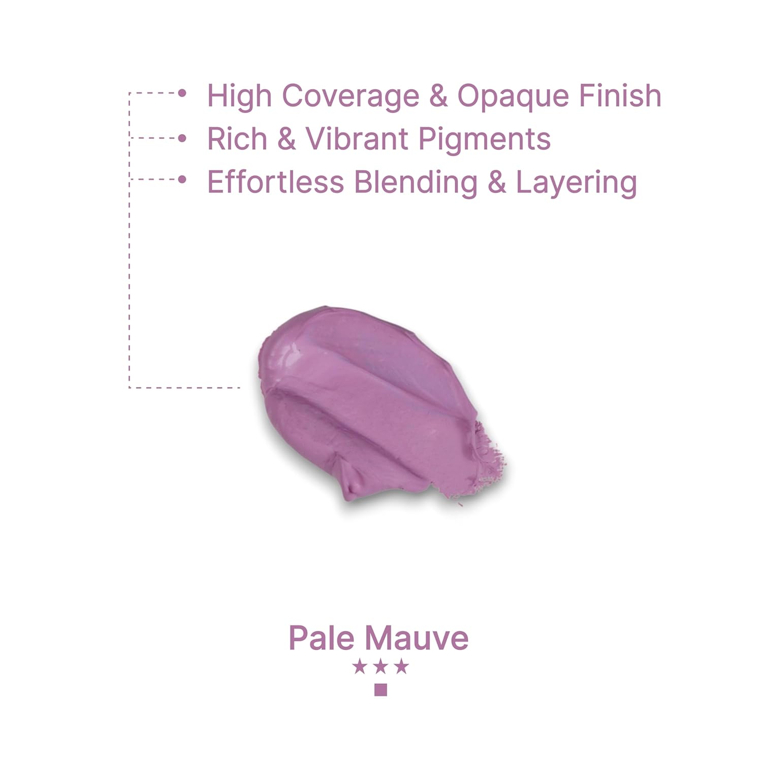Gouache Pale Mauve Refills (50Ml/1.7Oz)|Intense Pigments, Easy Color Refill (2 Pcs.)