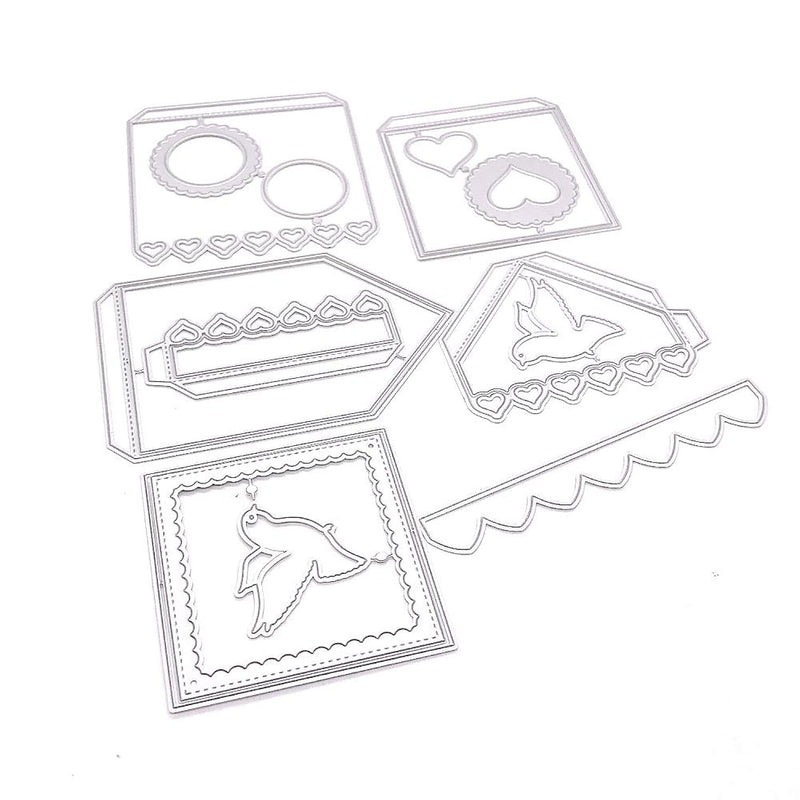 Bird Cage Explosion Box Metal Cutting Dies Stencils For Diy Scrapbooki