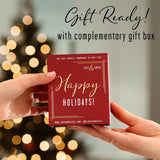 Peppermint Candle - 'Candy Cane' Christmas Candle W/Menthol, Peppermint & Vanilla - Infused With Essential Oils I Christmas Candles Scented I 9Oz, 50Hr, Made In Usa