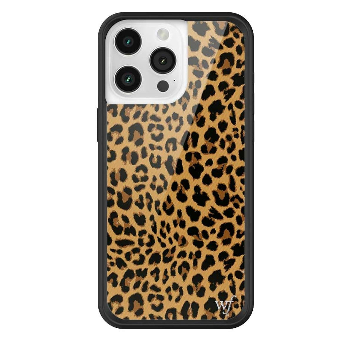 Cases - Meow, Compatible With Apple Iphone 15 Pro Max | Leopard Animal Brown Black Spots Cute Trendy - Protective Black Bumper, 4Ft Drop Test Certified, Women Owned Small Business