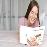 Happy Mother'S Day Card From Dog, Personalized Mothers Day Gifts For Dog Mom Grandma, Funny Dog Mothers Day Card For Women, Unique Gift Idea For Dog Owner
