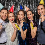 48 Pcs Gold & Silver New Year Noise Makers Party Blowers