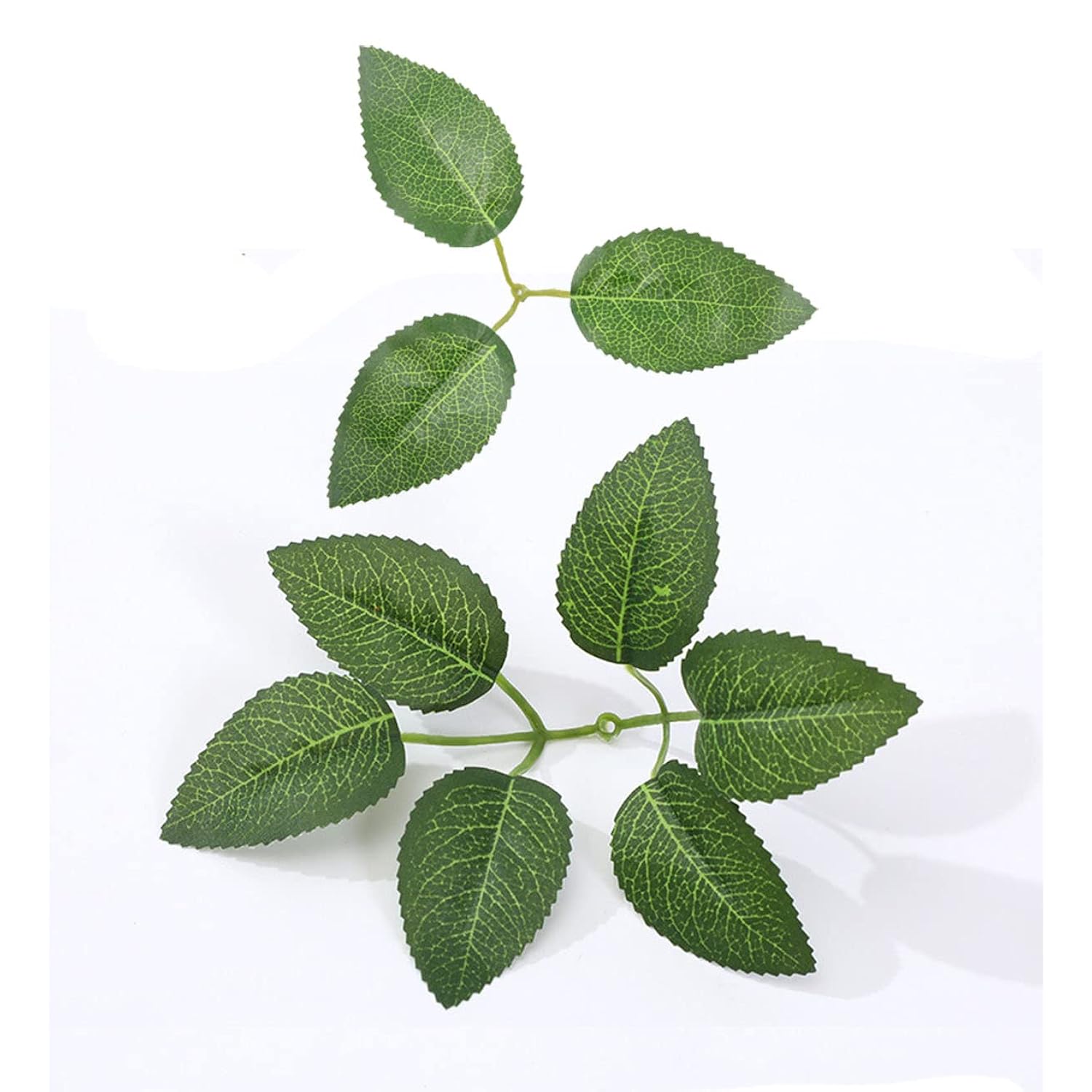 200Pcs Artificial Green Leaves Bulk Rose Leaves Silk Greenery Fake Rose Flower Leaves For Diy Wedding 200 Pack
