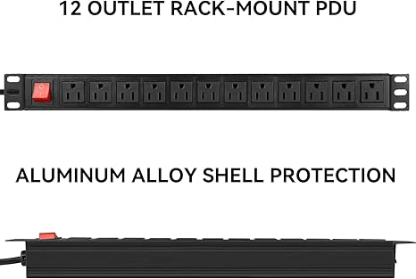 Outlet Extender Surge Protector with Shelf 5 Outlets 4 USB Ports Night Light 1800J White