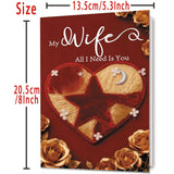 Valentines Day Gifts For Wife, Funny Valentines Day Cards Gifts For Her Women