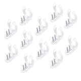 1/2 Inch Led Rope Light Mounting Clips With Screws - High Strength Plastic Light Strip Holders Hangers For Christmas, Weddings, Parties (60, 1/2 Inch)