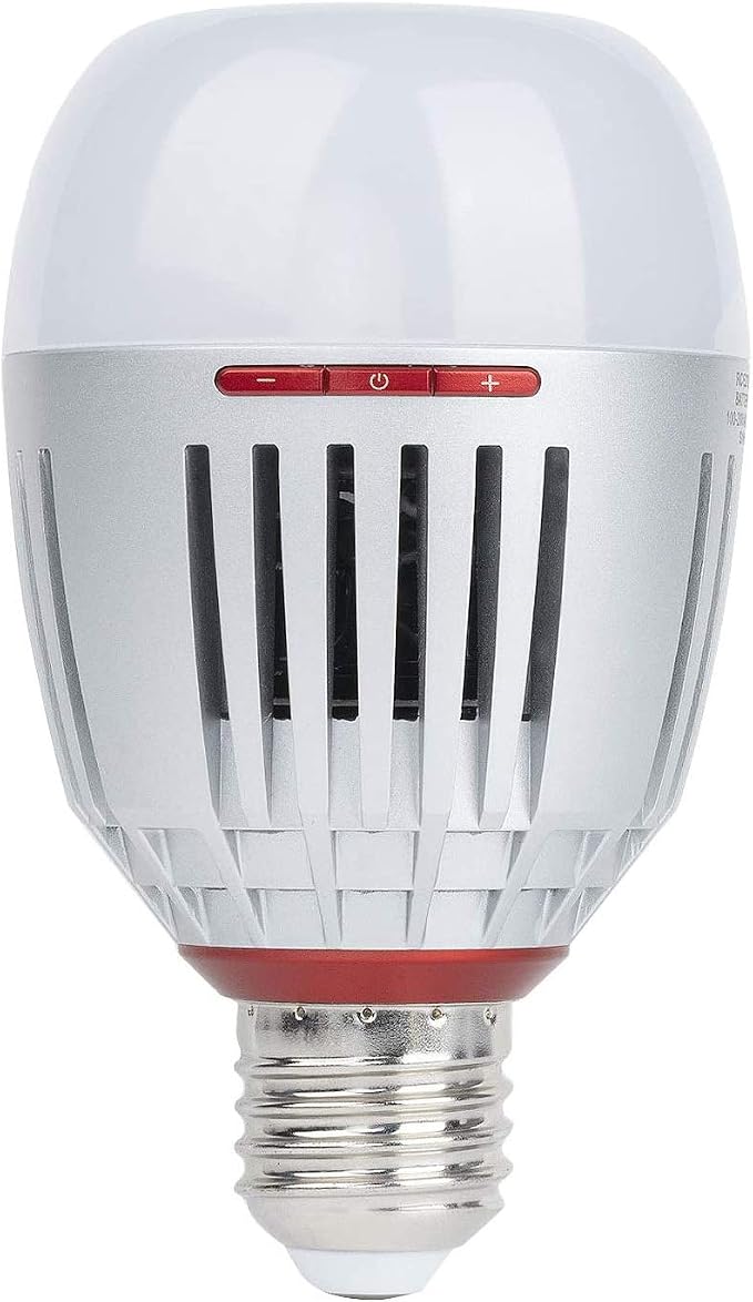 Aputure Accent B7C Smart LED Color Changing Light Bulb E26 Rechargeable Battery