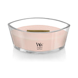 WoodWick Ellipse Scented Candle, Vanilla & Sea Salt Scent, Crackles as it Burns, Up to 50 Hours Burn Time, Premium Soy Blend, Perfect for Gifting, 16oz