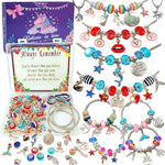 Charm Bracelet/Jewelry Making Kits For Kids Girls,Unicorn Birthday Gifts,Arts Crafts Toys For 5 6 7 8 9 12 Years Old Girls