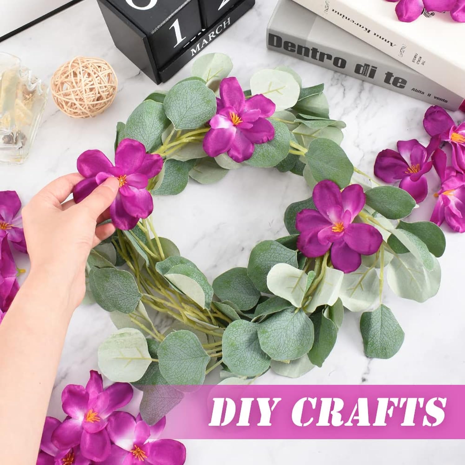 60Pcs Artificial Orchids Flower Heads, Purple-Red Fake Orchid Blooms Heads For Wedding Cake Centerpieces Decor Bouquet Making Diy Crafts Bridal Shower Photography Props