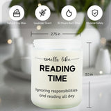 Book Lovers Gifts Candle Women Funny Bookish Accessories Club Themed Gifts For Librarian Book Lovers Women Reader Bookworm