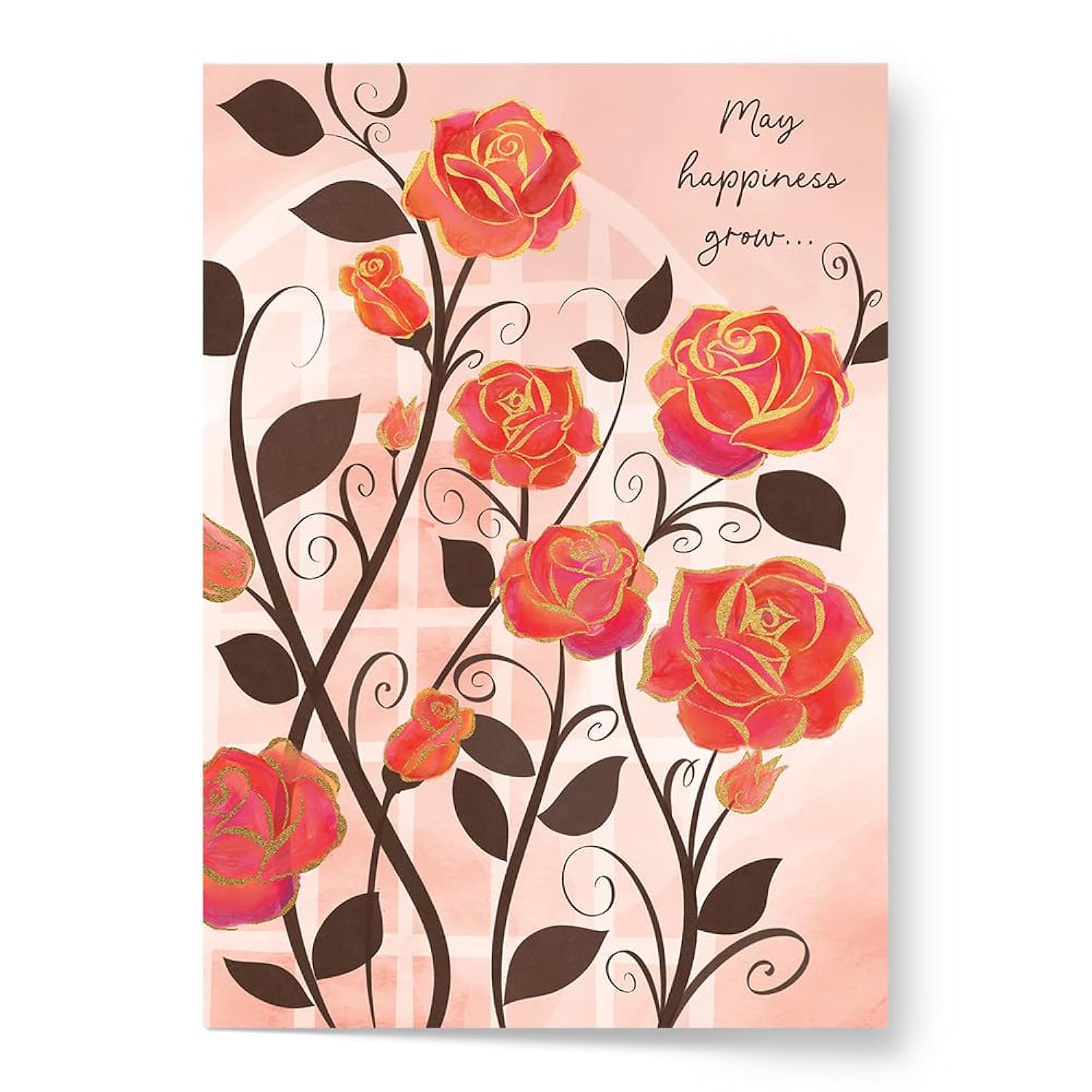 , Valentine’S Day Pop-Up Greeting Card – Growing Roses Design With 3D Red Rose Bouquet, Card For Friends, Family And Special Someones (1 Card With Envelope)