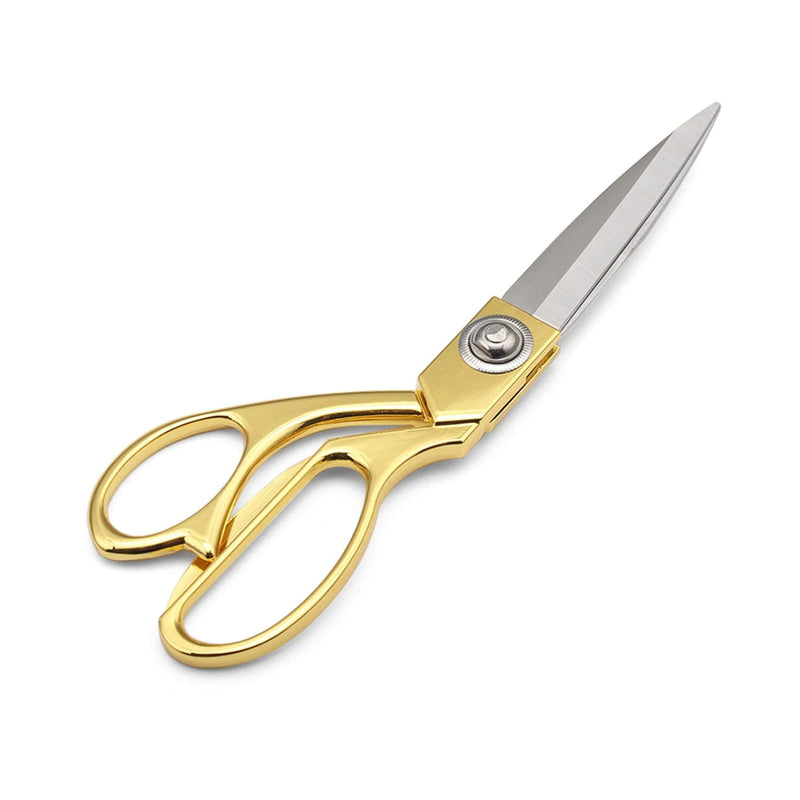 Gold 8" Sharp Tailor Scissors Fabric Scissors Leather Scissors Stainless Steel