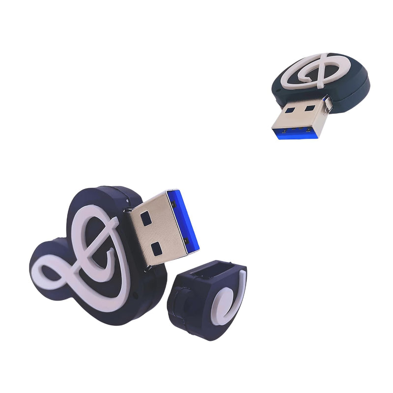 64Gb Usb 3.0 Flash Drive Novelty Cartoon Musicnote High Transfer Speed Pendriv