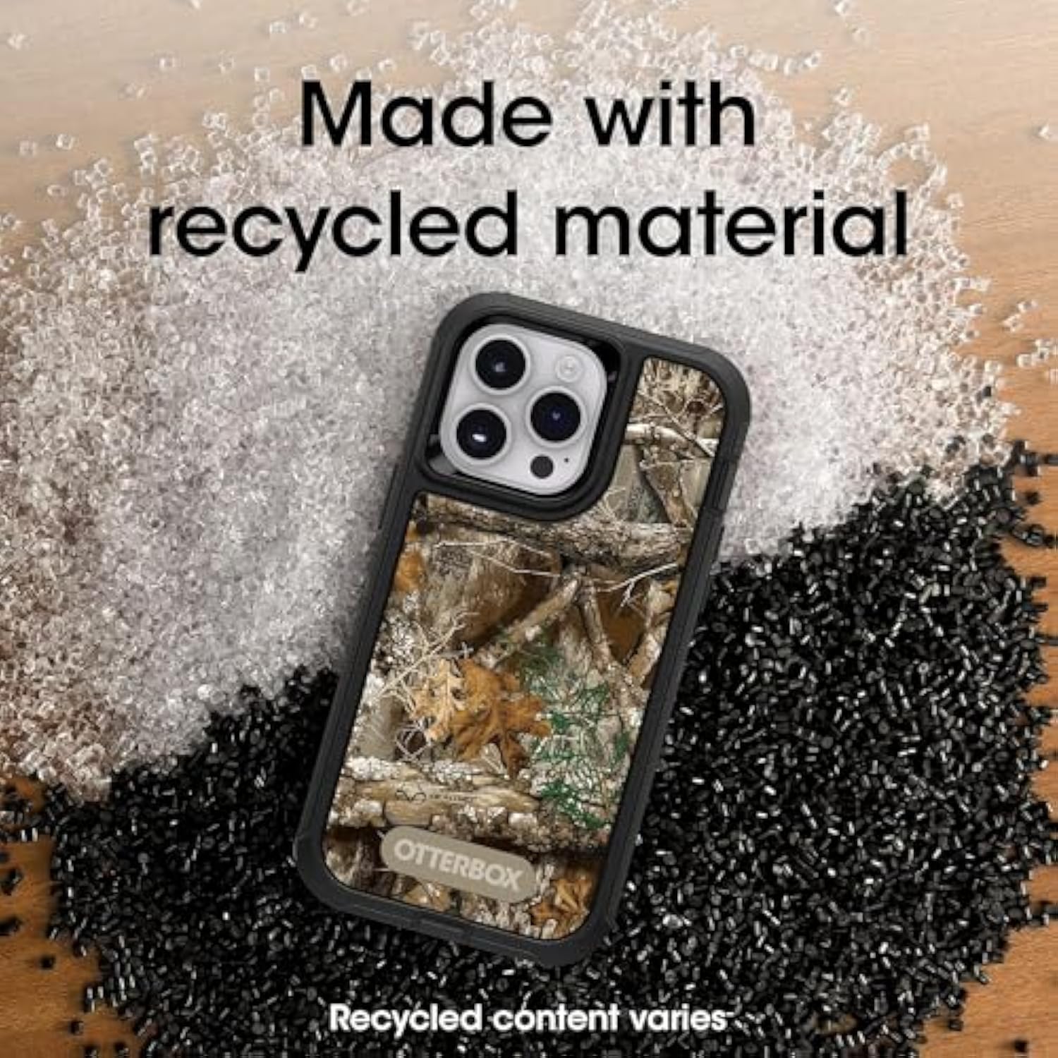 OtterBox iPhone 14 Pro Max (Only) - Defender Series Case - Rugged & Durable - Case Only - Non-Retail Packaging - (Realtree Edge (Black/Realtree Edge Graphic))