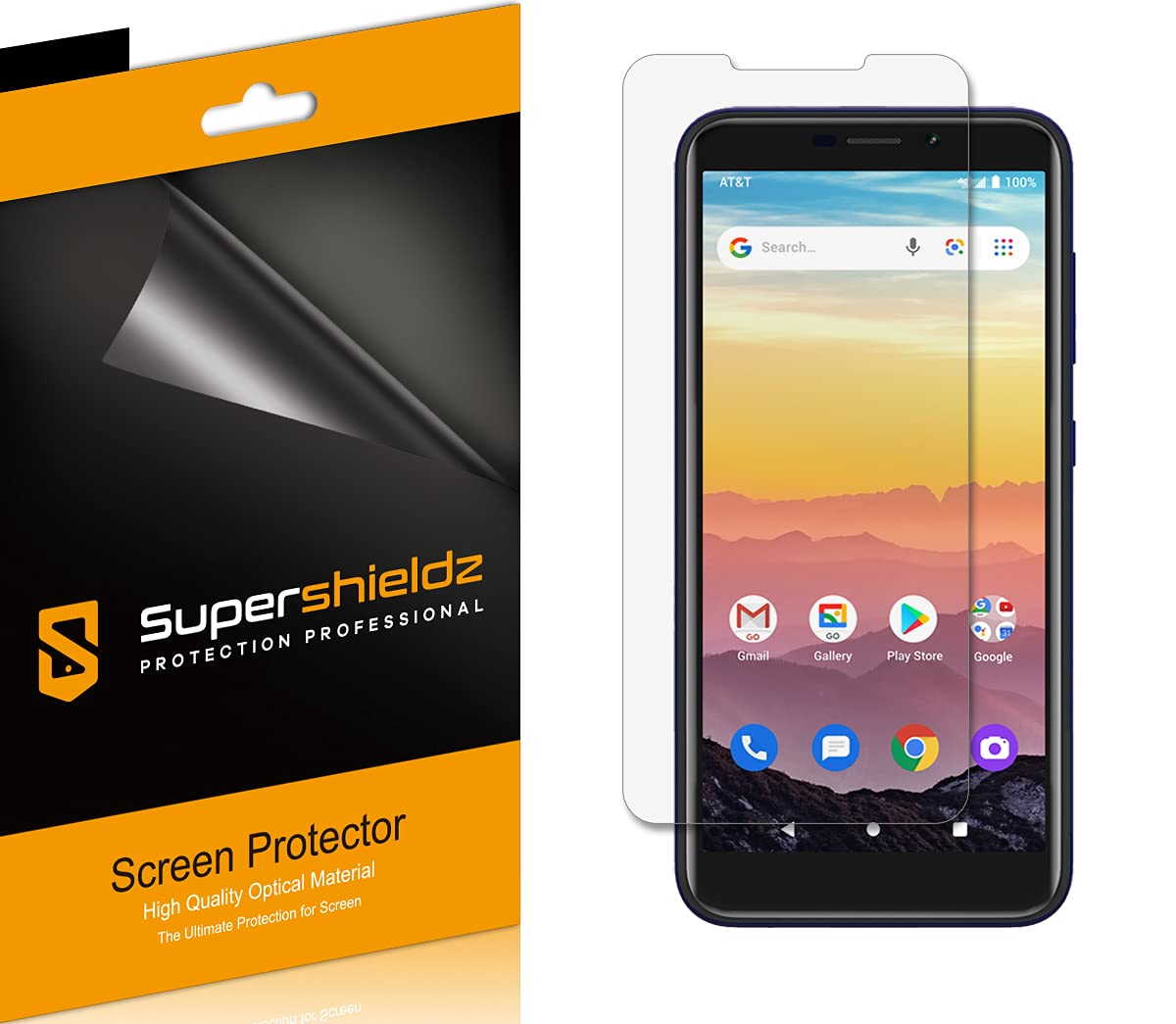 (6 Pack) Designed for AT&T Calypso 2 / AT&T Calypso/Cricket Debut/Cricket Vision 3 Screen Protector, High Definition Clear Shield (PET)