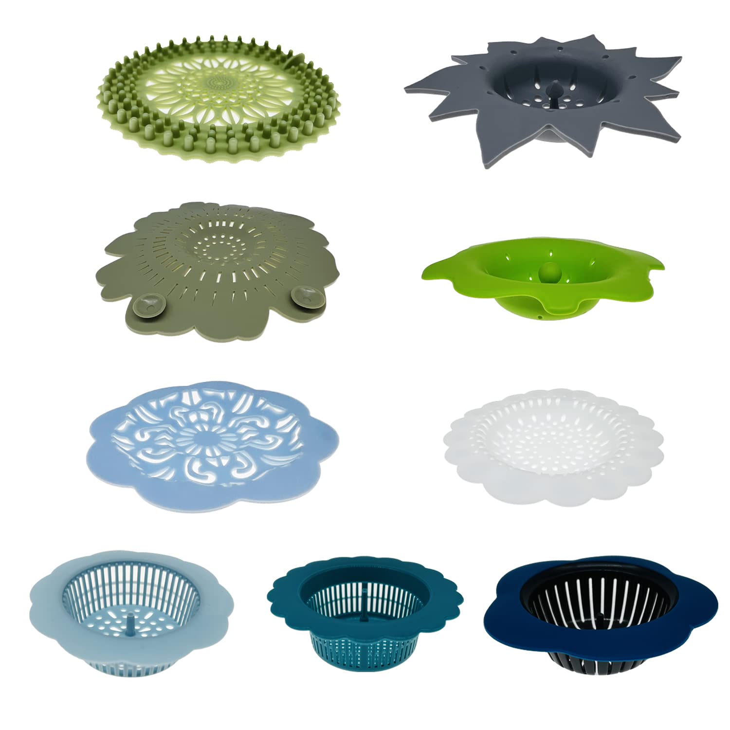 35 Pcs Acrylic Pouring Strainers Set, 11 Pcs Plastic Silicone Paint Pouring Strainers Painting Tools Kits Drawing Sets For Diy Paint