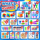 350 Pcs Party Favors For Kids, Fidget Toys Bulk, Easter Eggs Fillers, Treasure Box Toy For Classroom Prizes, Goodie Bags Stuffers Birthday Carnival Prize, Pinata Filler Stuffers