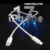 2 Pack Apple MFi Certified 60W USB C to USB C Cable 6FT Woven Fast Charging Cord for iPhone 17 16 15 iPad Galaxy S26 S25