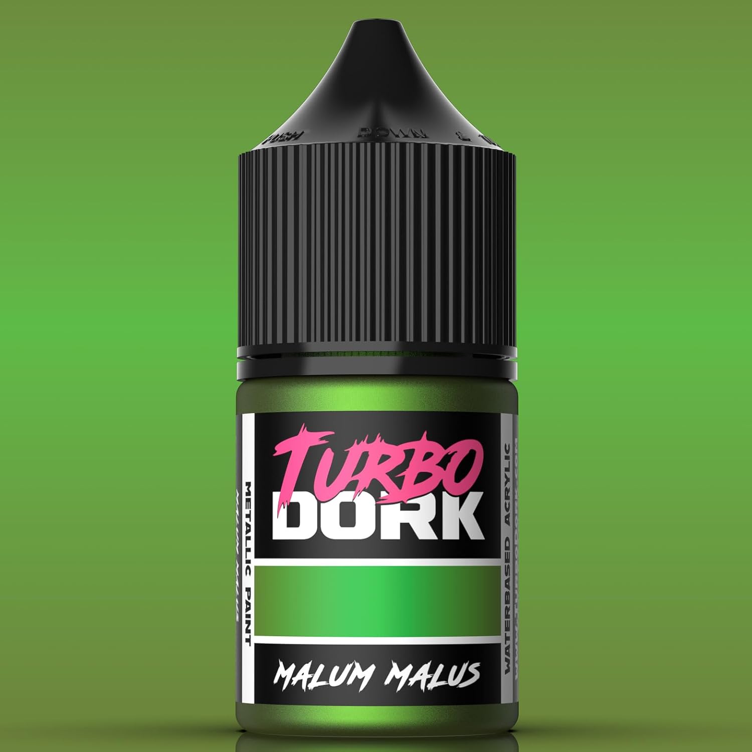 Malum Malus Metallic Acrylic Paint 22Ml Bottle - Water-Based Non-Toxic Metallic Finish Paint