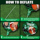 6 Pieces 26 & 18 Inch Football Balloons Set Football Party Decorations Sports Foil Rugby Ball Balloons For Birthday Tailgate Game Day, Sports Event(12 Pieces)