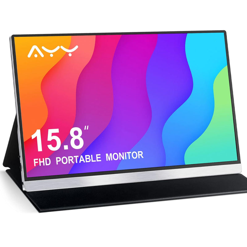 Portable Monitor 15.8 Inch Fhd 1080P Portable External Second Monitor Hdmi Tra