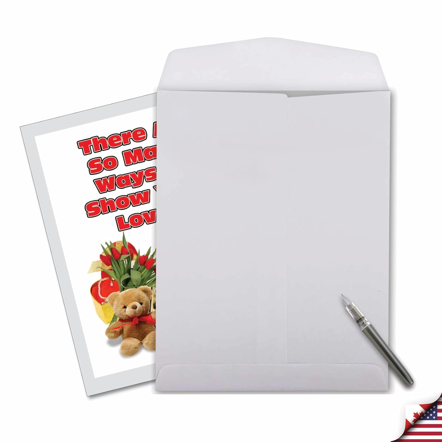 - Big Funny Adult Valentine'S Day Greeting Card (8.5 X 11 Inch) - Jumbo Notecard For Valentines, Stationery Humor - So Many Ways J2187Vdg