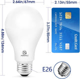 150 Watt LED Bulbs 2600LM Daylight 5000K Dimmable A21 Light Bulbs with E26 Base 2 Pack